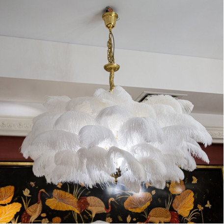 Подвесная люстра L'Arte Luce Feather Lamp L03408.02, 6xE14x40W - миниатюра 2