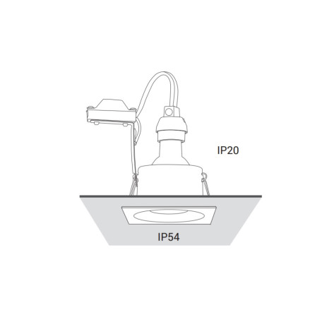 Встраиваемый светильник Nowodvorski Delta 8370, IP54, 1xGU10x15W - миниатюра 3