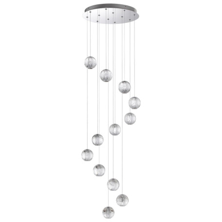 Светодиодная люстра-каскад Odeon Light Crystal 5007/56L, LED 56W 4000K 4711lm