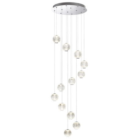 Светодиодная люстра-каскад Odeon Light Crystal 5007/56L, LED 56W 4000K 4711lm - миниатюра 2