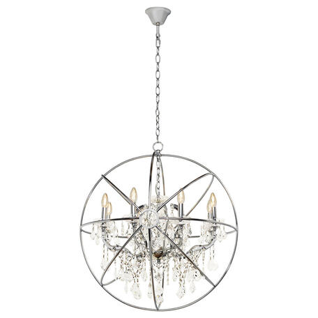 Подвесная люстра Loft It Foucaults Orb Crystal LOFT1896/8, 8xE14x40W