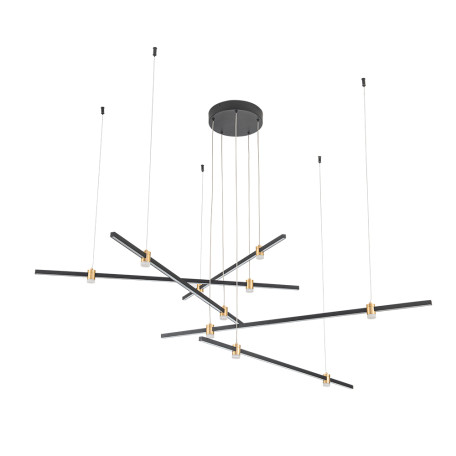 Подвесная светодиодная люстра Arte Lamp Errai A2195SP-5BK, LED 100W 2800-6500K 5000lm CRI≥80