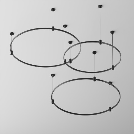 Трек-токопровод Maytoni Busbar trunkings Flarity TRX154-R-D650-B - миниатюра 4