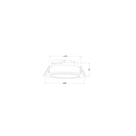 Схема с размерами Maytoni DL051-U-1BMG