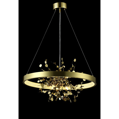 Подвесной светильник Crystal Lux GARDEN SPLED+3 D600 GOLD 1860/303, 3xG9x6W + LED 45W 3000K в зависимости от используемых лампочекlm CRIв зависимости от используемых лампочек - миниатюра 3