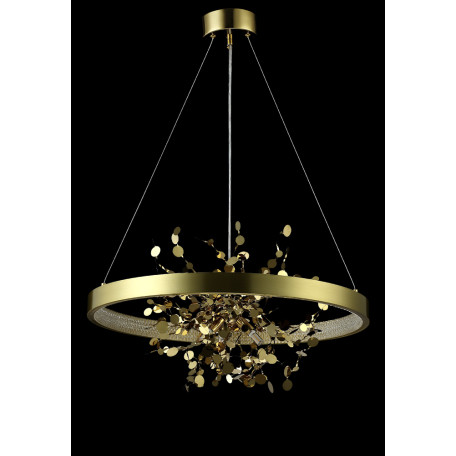 Подвесной светильник Crystal Lux GARDEN SPLED+3 D600 GOLD 1860/303, 3xG9x6W + LED 45W 3000K в зависимости от используемых лампочекlm CRIв зависимости от используемых лампочек - миниатюра 4