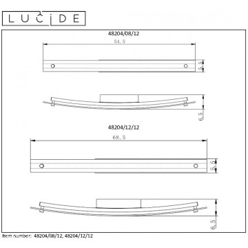 Схема с размерами Lucide 48204/08/12