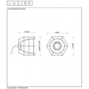 Схема с размерами Lucide 05521/01/30