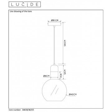 Схема с размерами Lucide 34438/40/65