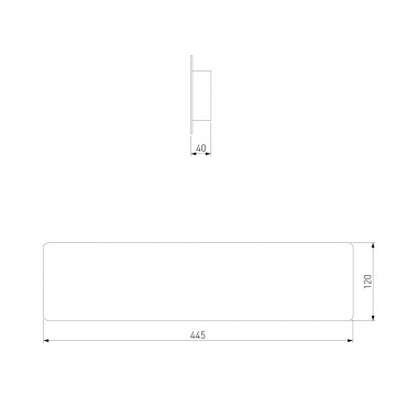 Схема с размерами Elektrostandard a055777