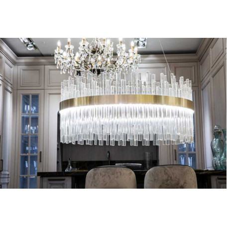 Подвесная светодиодная люстра L'Arte Luce Mayfair L43008.92, LED 112W 3000K - миниатюра 2