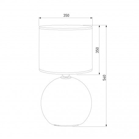 Схема с размерами TK Lighting 5079 Palla