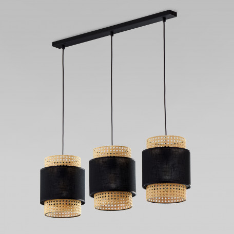 Подвесной светильник TK Lighting 6541 Boho Black (a058471), 3xE27x60W