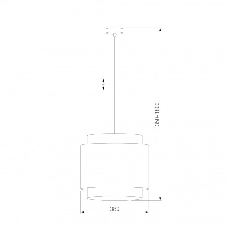 Схема с размерами TK Lighting 6529 Boho White