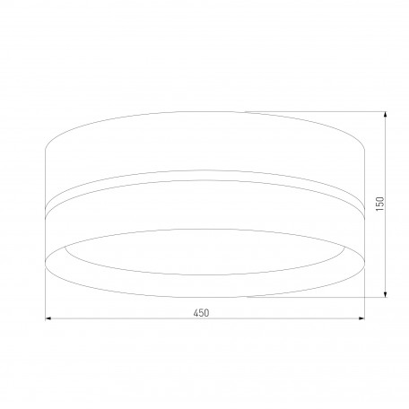 Схема с размерами TK Lighting 6690 Paglia