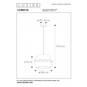 Схема с размерами Lucide 30484/28/36