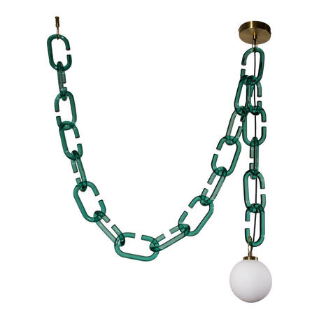 Подвесной светильник Loft It Chain 10128C Green, 1xG9x40W