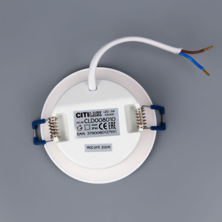 Светодиодная панель Citilux Акви CLD008010, IP44, LED 5W 3500K 400lm - миниатюра 3