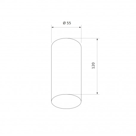 Схема с размерами Elektrostandard a040669