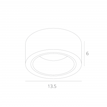 Схема с размерами Arte Lamp A5553PL-1BK