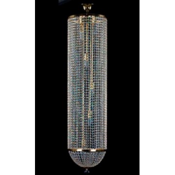 Потолочная люстра Artglass COLUMN DIA 250x1000 CE, 4xE14x40W