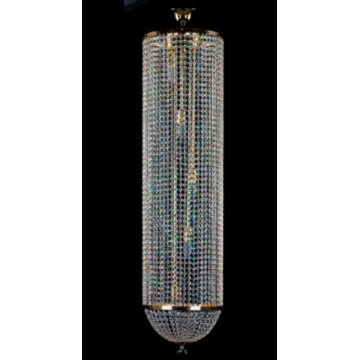 Потолочная люстра Artglass COLUMN DIA 300x1200 CE, 5xE14x40W