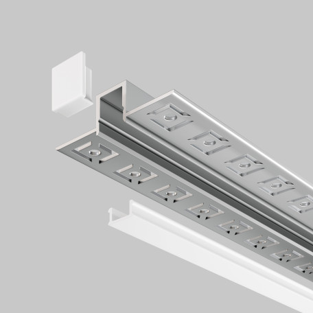 Профиль для светодиодной ленты с рассеивателем Maytoni LED strip ALM-5313A-S-2M - миниатюра 5