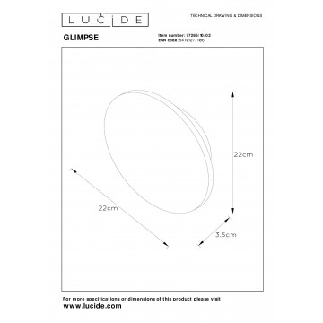 Схема с размерами Lucide 77285/10/02