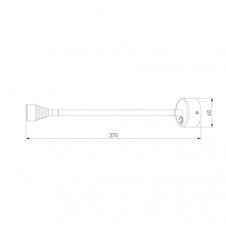 Схема с размерами Elektrostandard a040001