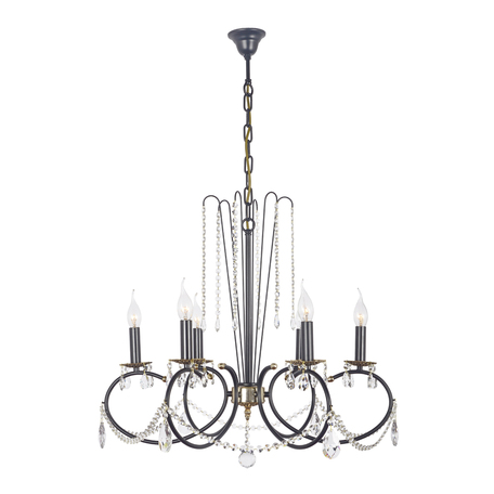 Подвесная люстра Arti Lampadari Casabona E 1.1.6.501 B (211-H6-B-M01), 6xE14x40W