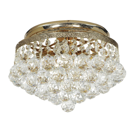 Потолочная люстра Arti Lampadari Castellana LE 1.2.30.501 G (L783-TK30-G-M01), 4xE27x60W + LED 20W