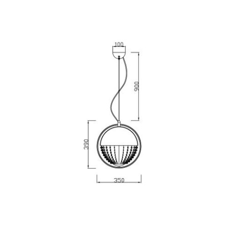 Схема с размерами Vele Luce VL1773P01