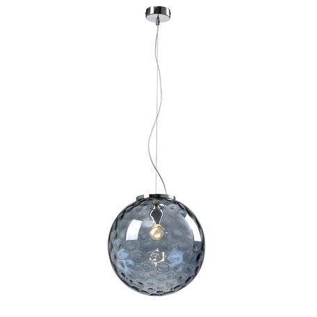 Подвесной светильник Crystal Lux MAYO SP1 D300 CHROME/BLUE 0944/201, 1xE27x60W