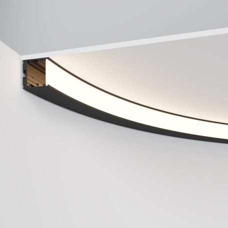 Радиусный профиль для светодиодной ленты с рассеивателем Maytoni LED Strip ALM-3535R-B-IN-90°-1.5M - миниатюра 5