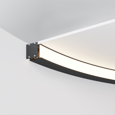 Радиусный профиль для светодиодной ленты с рассеивателем Maytoni LED Strip ALM-3535R-B-IN-90°-1.5M - миниатюра 6