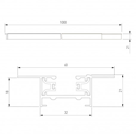 Схема с размерами Elektrostandard a057095