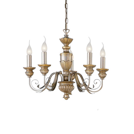 Подвесная люстра Ideal Lux FIRENZE SP5 ORO ANTICO 020822 SALE, 5xE14x40W