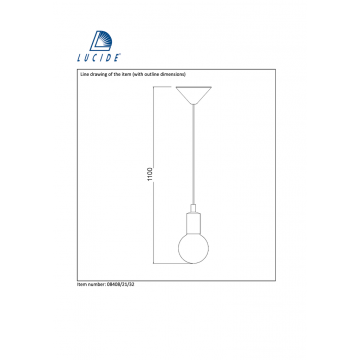 Схема с размерами Lucide 08408/21/32