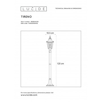 Схема с размерами Lucide 11835/01/30