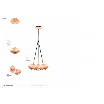 Настенный светильник Nowodvorski Lipari Copper 6241, 1xGU10x50W, медь, металл - миниатюра 2