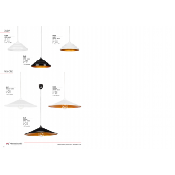 Подвесной светильник Nowodvorski Onda 6397, 1xE27x60W, белый, металл - миниатюра 4