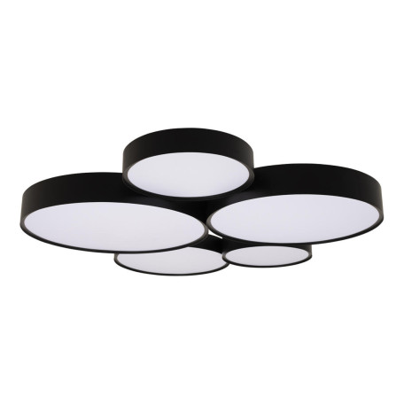 Потолочная светодиодная люстра Loft It Drum 10218 Black, LED 100W 4000K 7000lm