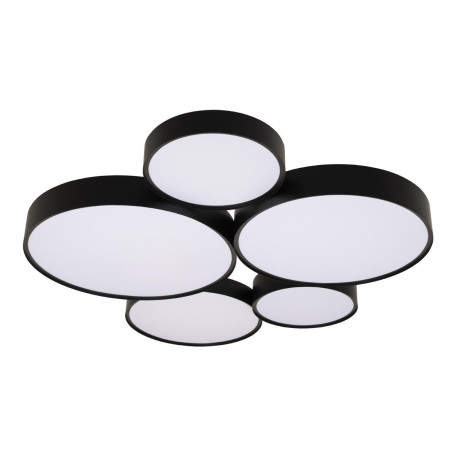 Потолочная светодиодная люстра Loft It Drum 10218 Black, LED 100W 4000K 7000lm - миниатюра 2