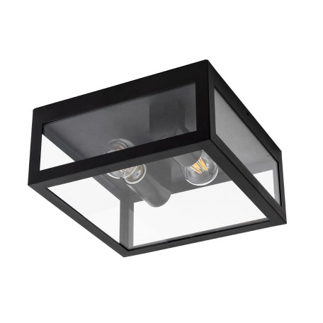 Настенный светильник Arte Lamp Belfast A4569PF-2BK, IP44, 2xE27x60W