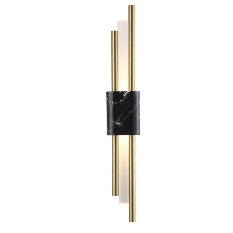 Светодиодное бра Crystal Lux CARTA AP6W LED BLACK/BRASS 0342/401, LED 6W 3000K 480lm