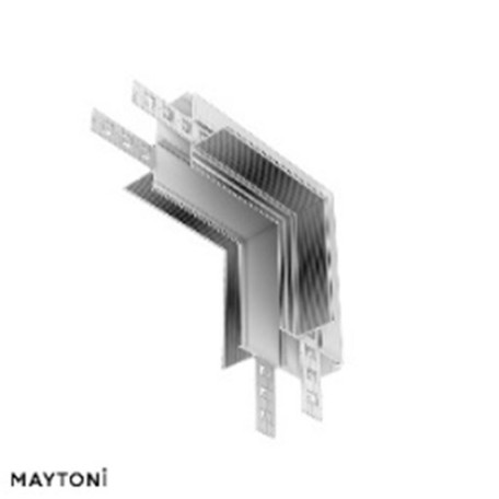 L-образный внешний соединитель питания для треков Maytoni Accessories for tracks Exility TRA034ICL-42.12W