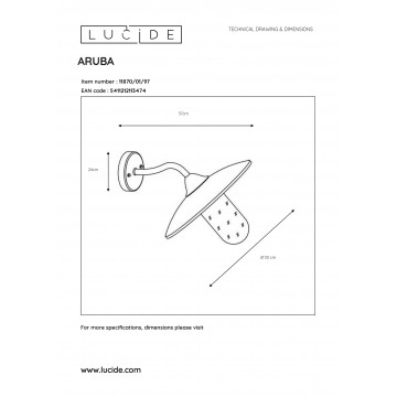 Схема с размерами Lucide 11870/01/97