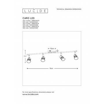 Схема с размерами Lucide 13955/20/12