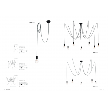 Подвесной светильник Nowodvorski Spider 6794, 1xE27x60W - миниатюра 2