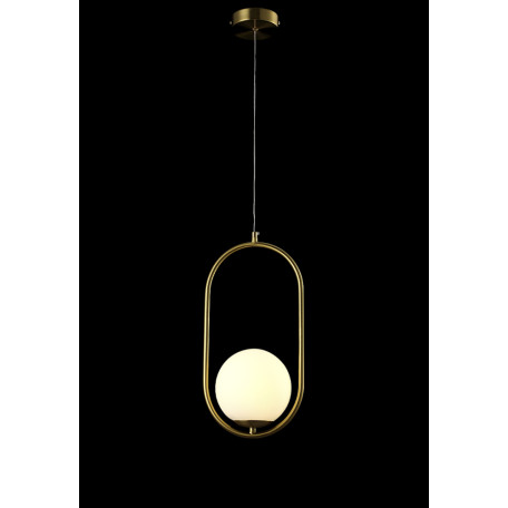 Подвесной светильник Crystal Lux CALLE SP1 BRASS 0281/201, 1xE27x9W - миниатюра 4